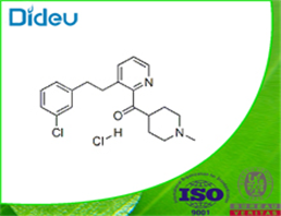 (1-Methyl-4-piperidinyl)[3-[2-(3-chlorophenyl)ethyl]pyridinyl]methanone hydrochloride