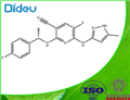5-Fluoro-2-[[(1S)-1-(4-fluorophenyl)ethyl]amino]-6-[(5-methyl-1H-pyrazol-3-yl)amino]-3-pyridinecarbonitrile