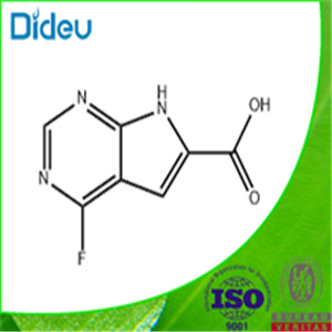 4-fluoro-7H-pyrrolo[2,3-d]pyrimidine-6-carboxylic acid 