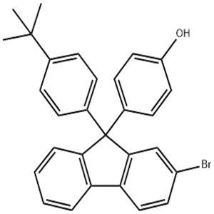 4-[2-bromo-9-[4-(1,1-dimethylethyl)phenyl]-9H-fluoren-9-yl]-Phenol  