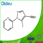 5-fluoro-1-(pyrimidin-2-yl)-1H-pyrazole-4-carbonitrile 