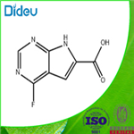 4-fluoro-7H-pyrrolo[2,3-d]pyrimidine-6-carboxylic acid 