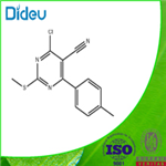 4-CHLORO-6-(4-METHYLPHENYL)-2-(METHYLTHIO)PYRIMIDINE-5-CARBONITRILE 