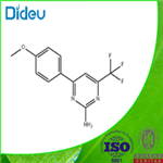 4-(4-METHOXYPHENYL)-6-(TRIFLUOROMETHYL)PYRIMIDIN-2-AMINE 