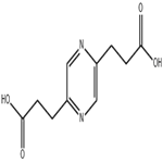 3-[5-(2-carboxyethyl)pyrazin-2-yl]propanoic acid