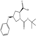 (2S,4S)-1-(tert-Butoxycarbonyl)-4-phenoxy-2-pyrrolidinecarboxylic acid