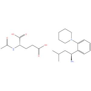 L-Glutamic acid, N-acetyl-, compd. with (alphaS)-alpha-(2-methylpropyl)-2-(1-piperidinyl)benzenemethanamine (1:1)