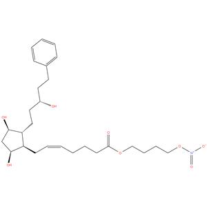 4-(nitrooxy)butyl (Z)-7-((1R,2R,3R,5S)-3,5-dihydroxy-2- ((R)-3-hydroxy-5-phenylpentyl)cyclopentyl)hept-5- enoate
