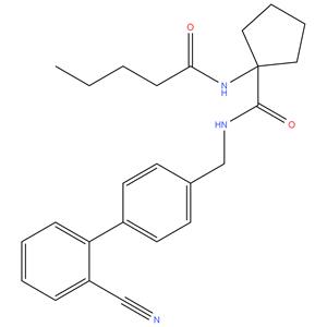 N-[(2’-Cyano[1,1’-biphenyl]-4-yl)methyl]-1-[(1-oxopentyl)amino]cyclopentanecarboxamide