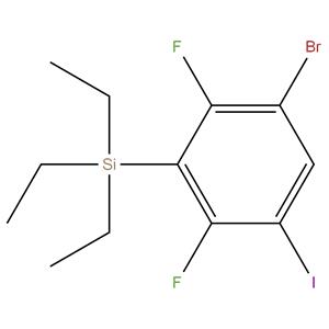 (3-bromo-2,6-difluoro-5-iodophenyl)triethylsilane