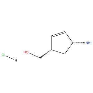 (1S,4R)-(4-Aminocyclopent-2-enyl)methanol hydrochloride