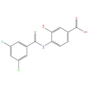 4-[(3,5-dichlorobenzoyl)amino]-3-hydroxyBenzoic acid