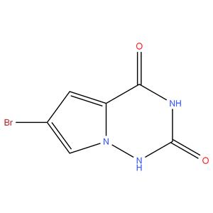 6-bromopyrrolo[1,2-f][1,2,4]triazine- 2,4(1H,3H)-dione