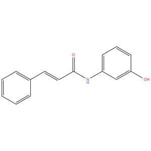 N-(3-hydroxyphenyl)cinnamamide