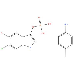 5-Bromo-6-chloro-3-indolyl phosphate p-toluidine salt