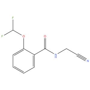 N-(cyanomethyl)-2-(difluoromethoxy)benzamide