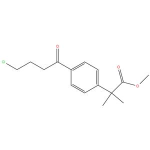 Fexofenadine Impurity 1
methyl 2-(4-(4-chlorobutanoyl)phenyl)-2-methylpropanoate