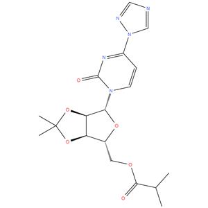((3aR,4R,6R,6aR)-2,2-dimethyl-6-(2-oxo-4-(1H-1,2,4-triazol-1-yl)pyrimidin-1(2H)-yl)tetrahydrofuro[3,4-d][1,3]dioxol-4-yl)methyl isobutyrate