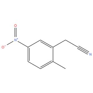 2-METHYL-5-NITRO BENZYL CYANIDE