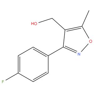 3-(4-FLUORO PHENYL)-5-METHYL ISOXAZOLE-4YL METHANOL