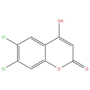 6,7- Dichloro -4- hydroxycoumarin