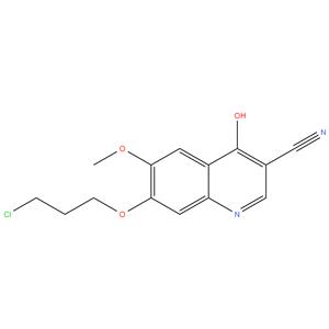 Chlorpropoxy)-4-hydroxy-6-methoxychinolin-3-carbonitrile
