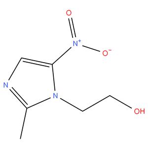 Metronidazole
2-(2-methyl-5-nitro-1H-imidazol-1-yl)ethan-1-ol
