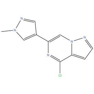 4-chloro-6-(1-methyl-1H-pyrazol-4-yl)pyrazolo[1,5-a]pyrazine