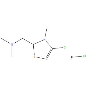 2- ( NN-DIMETHYL AMINO METHYL )- 4-CHLOROMETHYL THIAZOLE HYDROCHLORIDE (CHLOROMETHYL THIAZOLE) [NI4]