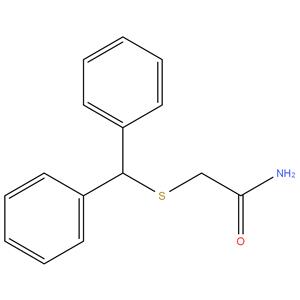 2-[(Di phenyl Methyl) Thio] Acetamide