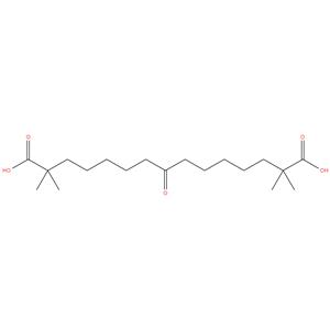 2,2,14,14-Tetramethyl-8-oxopentadecanedioic acid