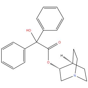 1-Azabicyclo[2.2.2]octan-3-yl 2-hydroxy-2,2- diphenylacetate