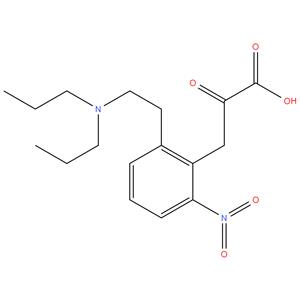 2-Nitro-6-[2-(N,N-Di-N-Propylamino) Ethyl] Phenyl 
Pyruvic Acid