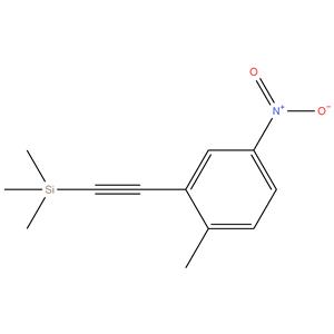 Trimethyl((2-methyl-5-nitrophenyl)ethynyl)silane