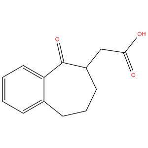 2-(5-oxo-6,7,8,9-tetrahydro-5H-benzo[7]annulen-6-yl)acetic acid