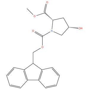 1-((9H-fluoren-9-yl)methyl) 2-methyl (2S,4S)-4-hydroxy pyrrolidine-1,2-dicarboxylate
