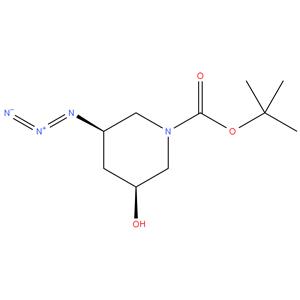 (3R,5S)-tert-butyl 3-azido-5-hydroxypiperidine-1-carboxylate