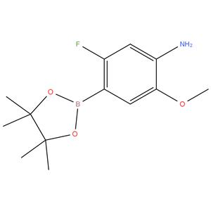 4-Amino-2-fluoro-5-methoxybenzeneboronic acid pinacol ester