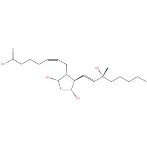 (Z)-7-[(1R,2R,3R,5S)-3,5-Dihydroxy-2-[(E)-(3R)-3- hydroxy-3-methyloct-1-enyl]cyclopentyl]-5-heptenoic acid.