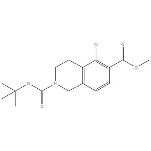 2-(tert-butyl) 6-methyl 5-chloro-3,4-dihydroisoquinoline-2,6(1H)-dicarboxylate