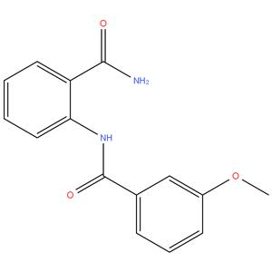 N-(2-carbamoylphenyl)-3-methoxybenzamide