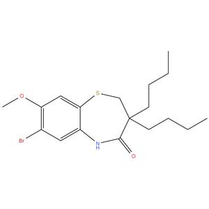 7-Bromo-3,3-dibutyl-8-methoxy-2,3-dihydrobenzo[b][1,4]thiazepin-4(5H)-one.