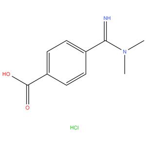 4-[(Dimethylamino)iminomethyl]benzoic acid monohydrochloride