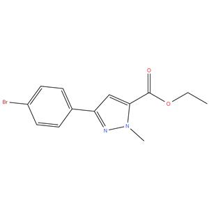 ETHYL-3-(4-BROMOPHENYL)-1-METHYL-1H-PYRAZOLE-5-CARBOXYLATE