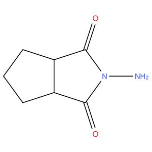 N-amino-1, 2-cyclopentane dicarboximide