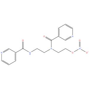 2- ( N- ( 2- ( nicotinamido ) ethyl ) nicotinamido ) ethyl nitrate