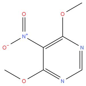 4,6-DIMETHOXY-5-NITRO PYRIMIDINE