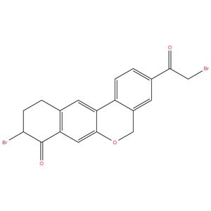 9-Bromo-3-(2-bromoacetyl)-10,11-dihydro-5H-benzo[d]naphtho[2,3-b]pyran-8(9H)-one