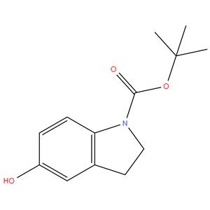 tert-butyl-5-hydroxyindoline-1- carboxylate