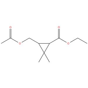ethyl 3,3-dimethyl-2-(acetoxymethyl)cyclopropanecarboxylate